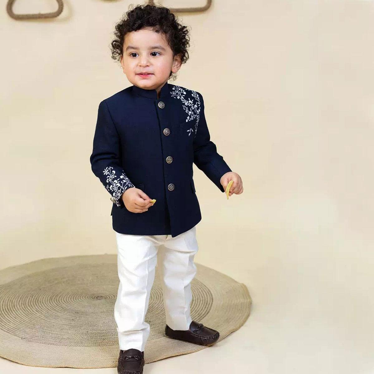Prince Coat Navy Blue