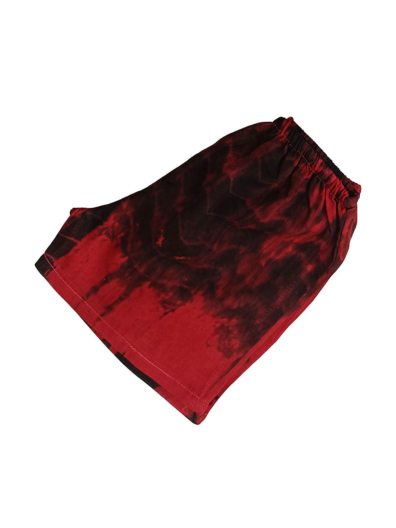 Red Tie-Dyed Nima Pant Set