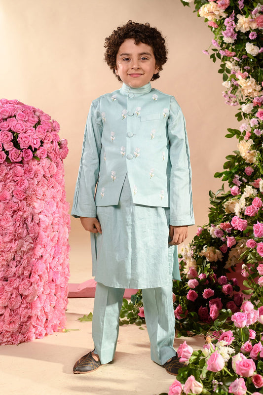 Panjabi Koti Paijama Set | SM229