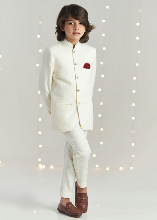 Plain White Prince Coat