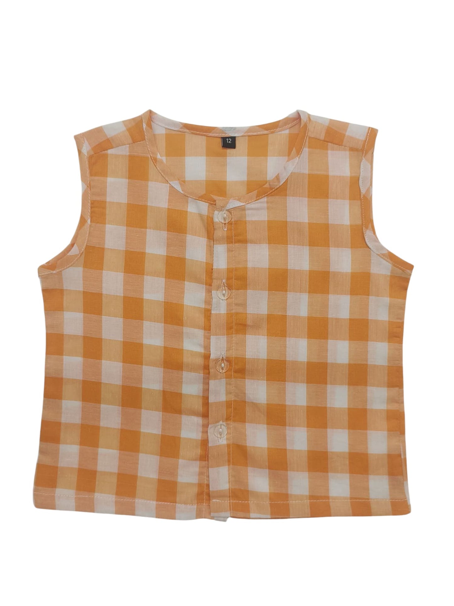 Orang White voile shirt with matching pant