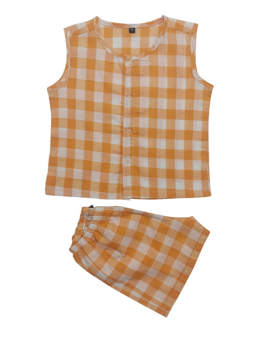 Orang White voile shirt with matching pant