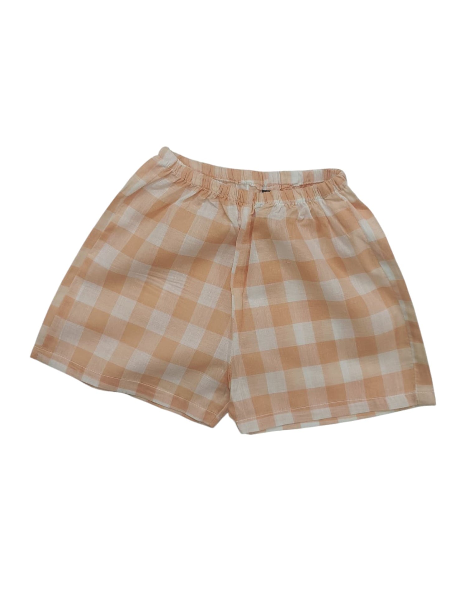 Light Orange voile shirt with matching pant